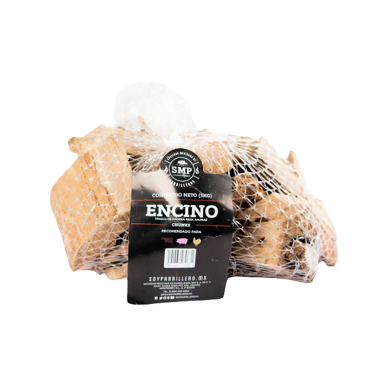 Chunks de Encino SMP 3 Kg