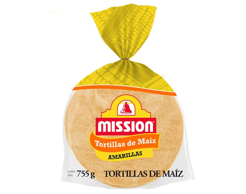 Tortillas de Maíz Amarillas Mission Exquisitas 755 g